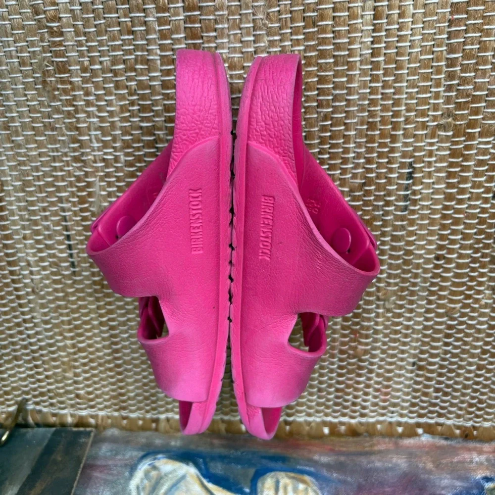 Birkenstock Kids' Arizona EVA Slide Sandals Hot Pink Size 30 = US 12-12.5